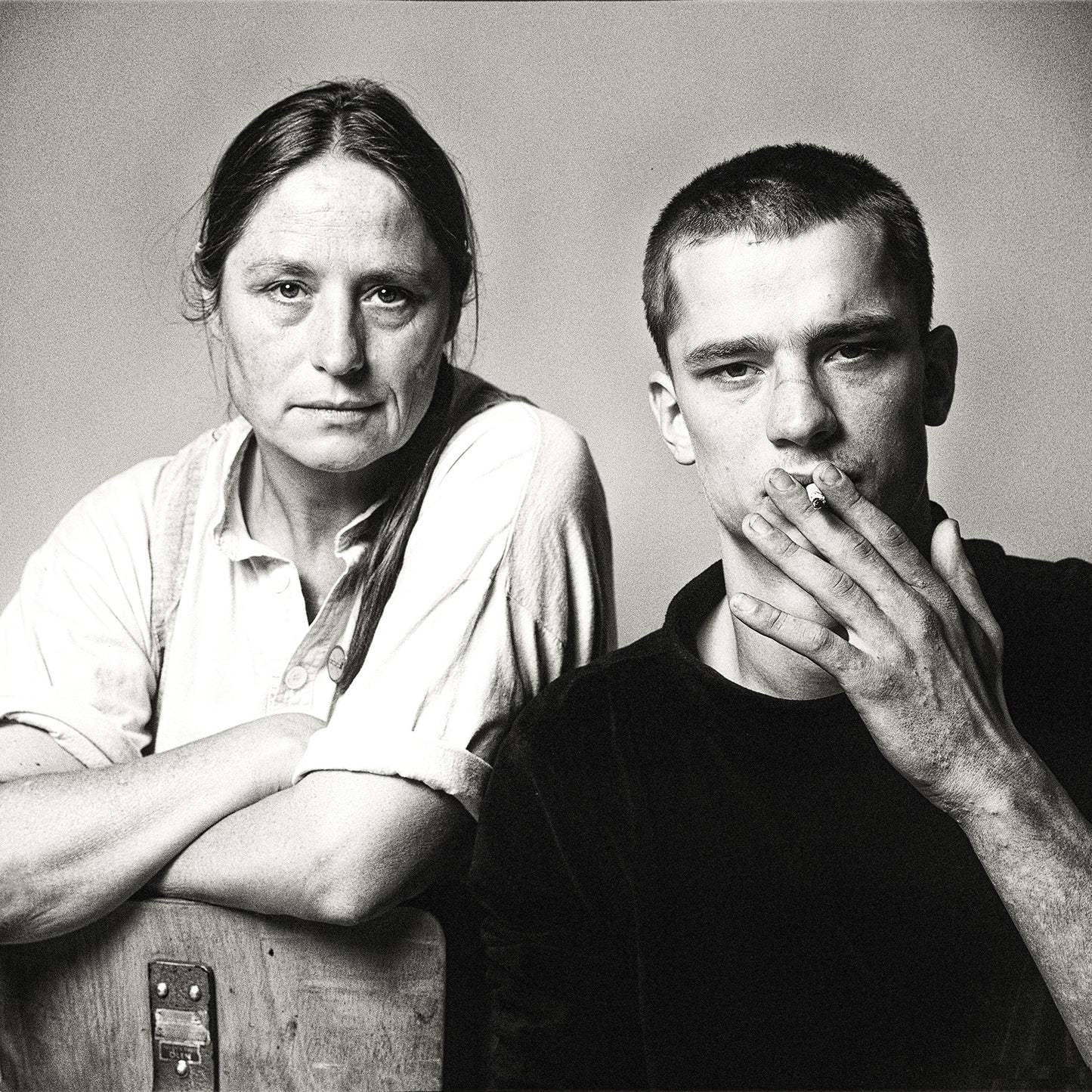 Götz Schrage - Porträt Lore Heuermann mit Adam Wiener - Galerie Rudolf Leeb