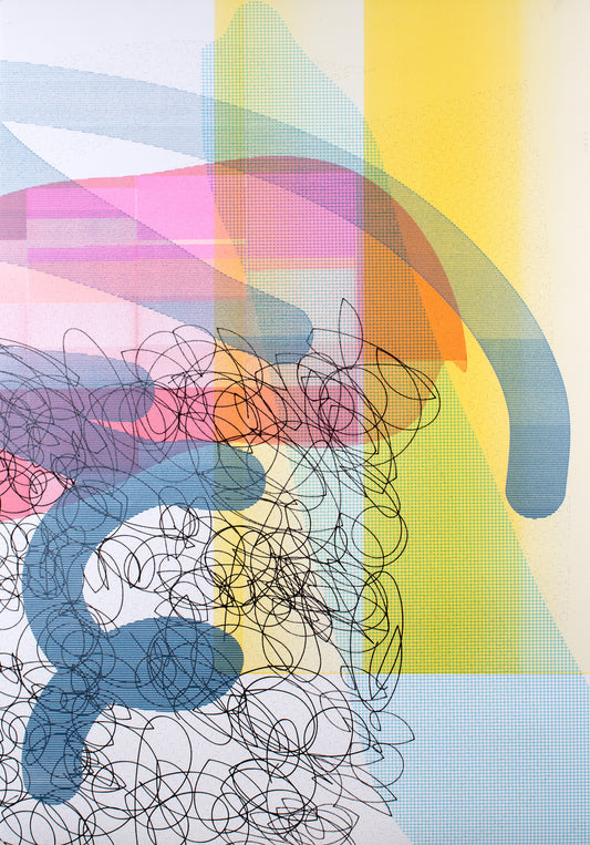 Malte van de Water, generated lines 01 - Galerie Rudolf Leeb